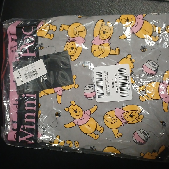 Torrid Disney Winnie The Pooh Mid Rise Cotton Brief Panty - Picture 2 of 2